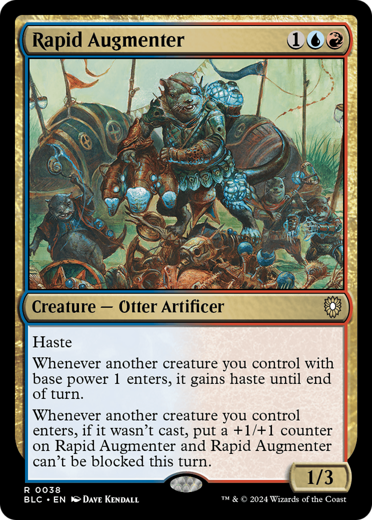Image of Rapid Augmenter (BLC-038) - Bloomburrow Commander