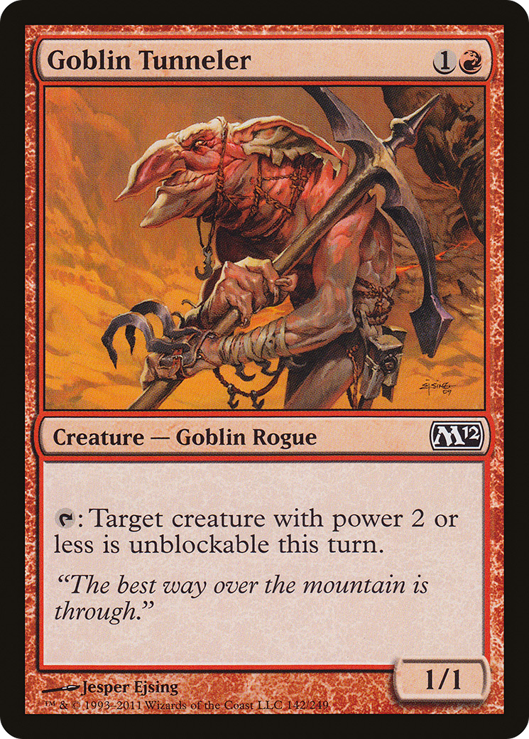 Image of Goblin Tunneler (M12-142) - Magic 2012 Foil