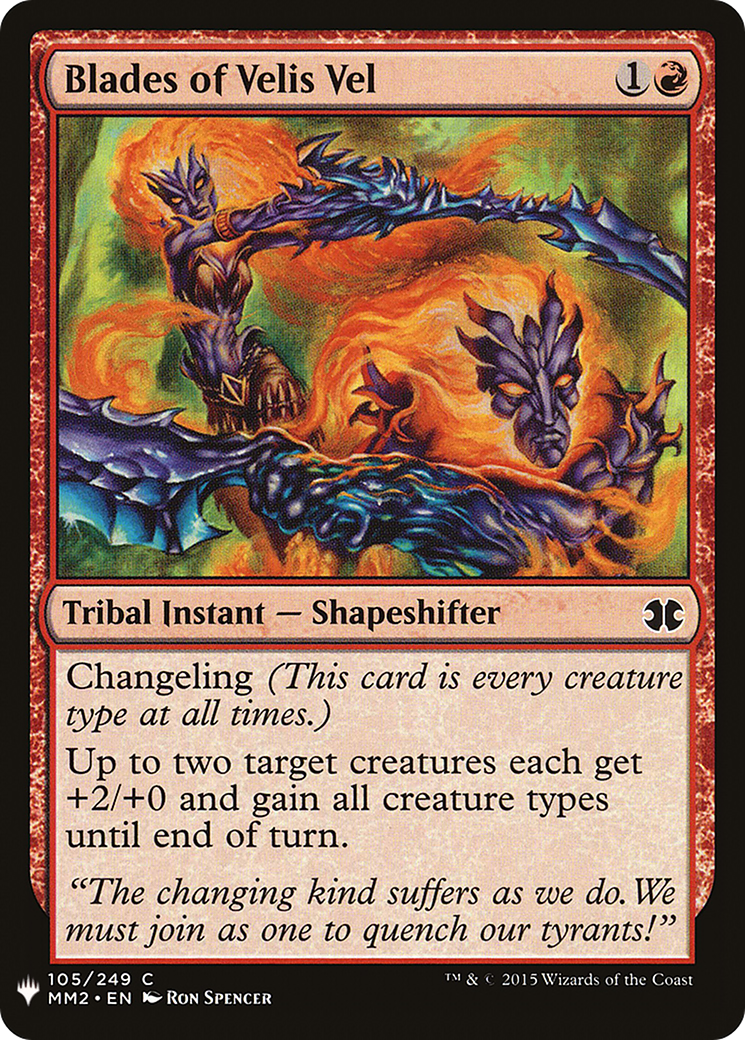 Image of Blades of Velis Vel (LIST-MM2-105) - The List