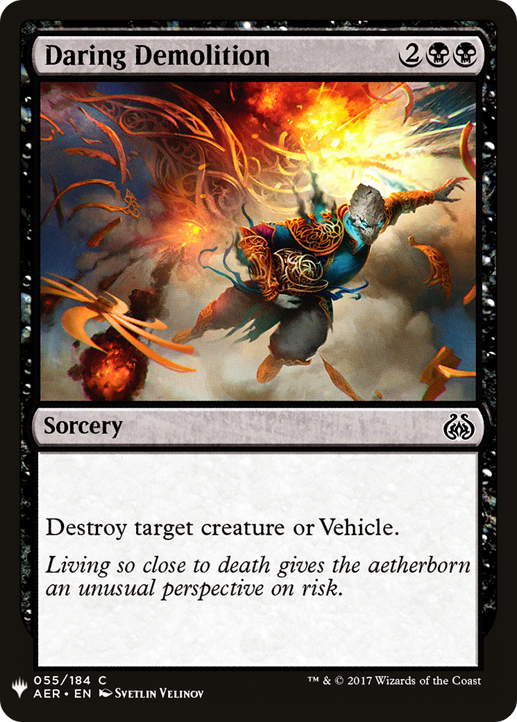 Image of Daring Demolition (LIST-AER-55) - The List