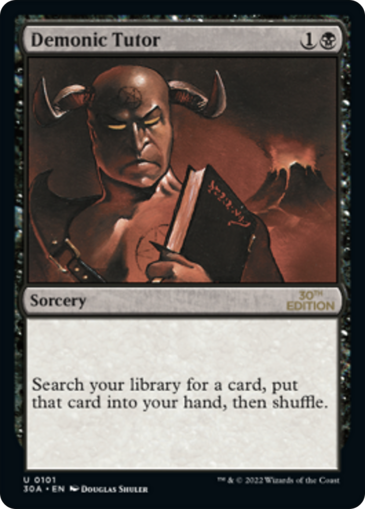 Image of Demonic Tutor (30A-101) - 30th Anniversary Edition