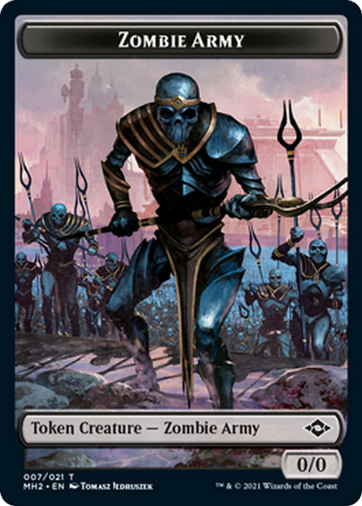 Image of Zombie Army (TMH2-007) - Modern Horizons 2 Tokens