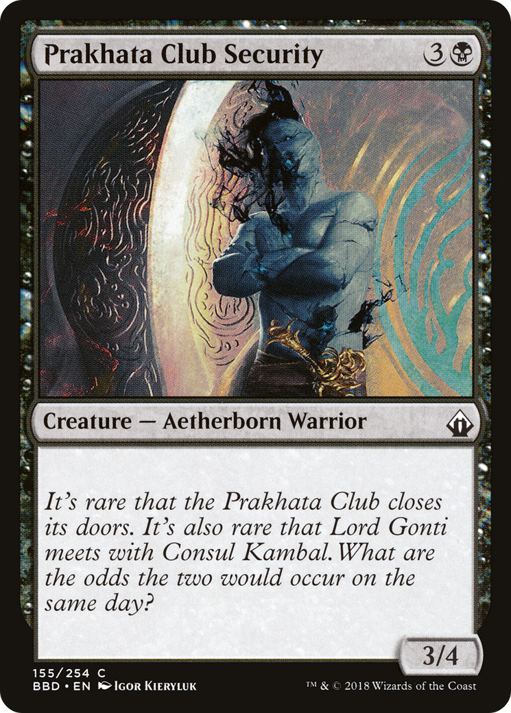 Image of Prakhata Club Security (BBD-155) - Battlebond