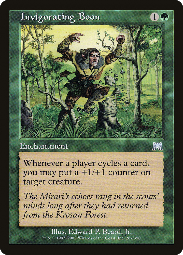 Image of Invigorating Boon (ONS-267) - Onslaught Foil