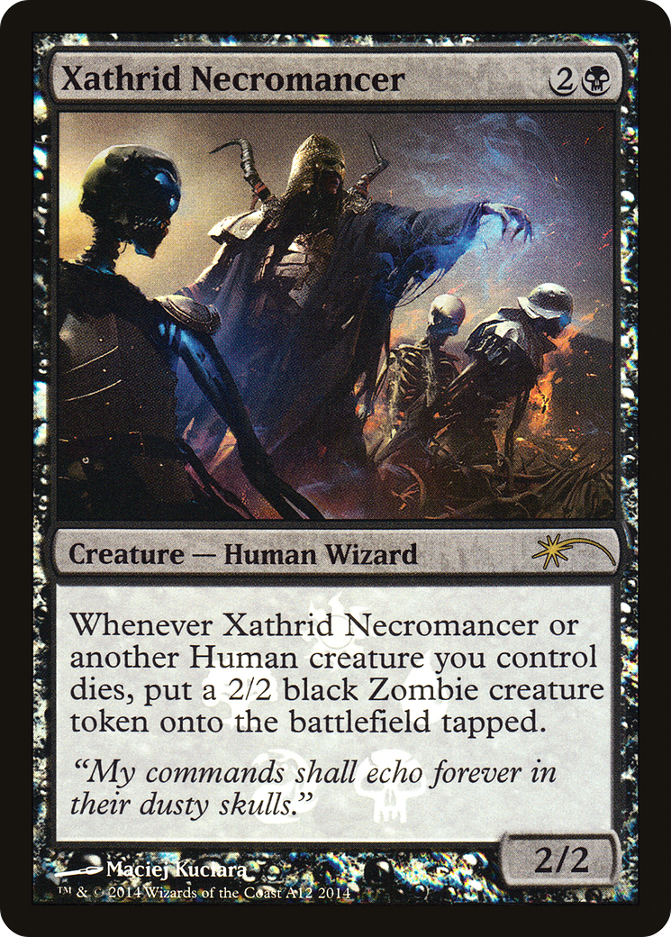 Image of Xathrid Necromancer (MEDIA-A12) - Magic 2014 Promos Foil