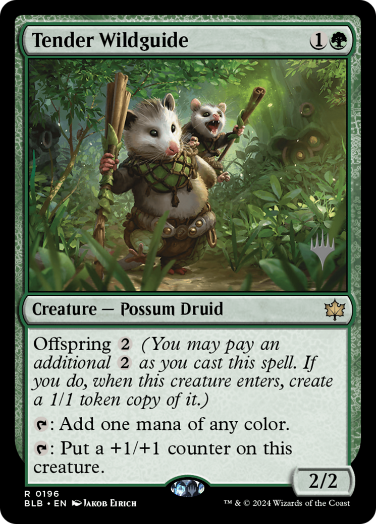 Image of Tender Wildguide (PPBLB-196) - Bloomburrow Promos