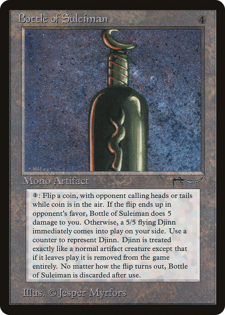 Image of Bottle of Suleiman (ARN-) - Arabian Nights