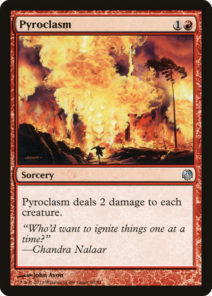 Image of Pyroclasm (DDL-063) - Duel Decks: Heroes vs. Monsters