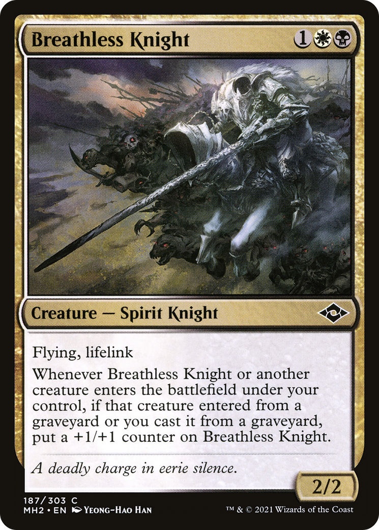 Image of Breathless Knight (MH2-187) - Modern Horizons 2 Foil
