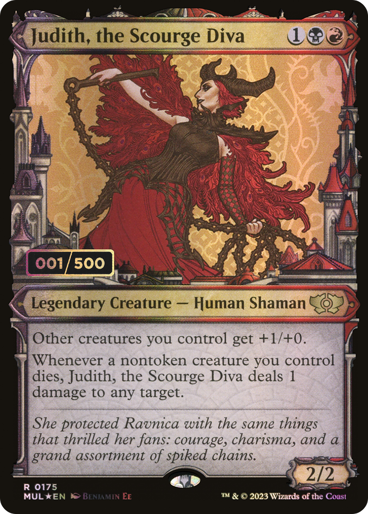 Image of Judith, the Scourge Diva (Serial Numbered) (MUL-175) - Multiverse Legends: (Showcase) Foil