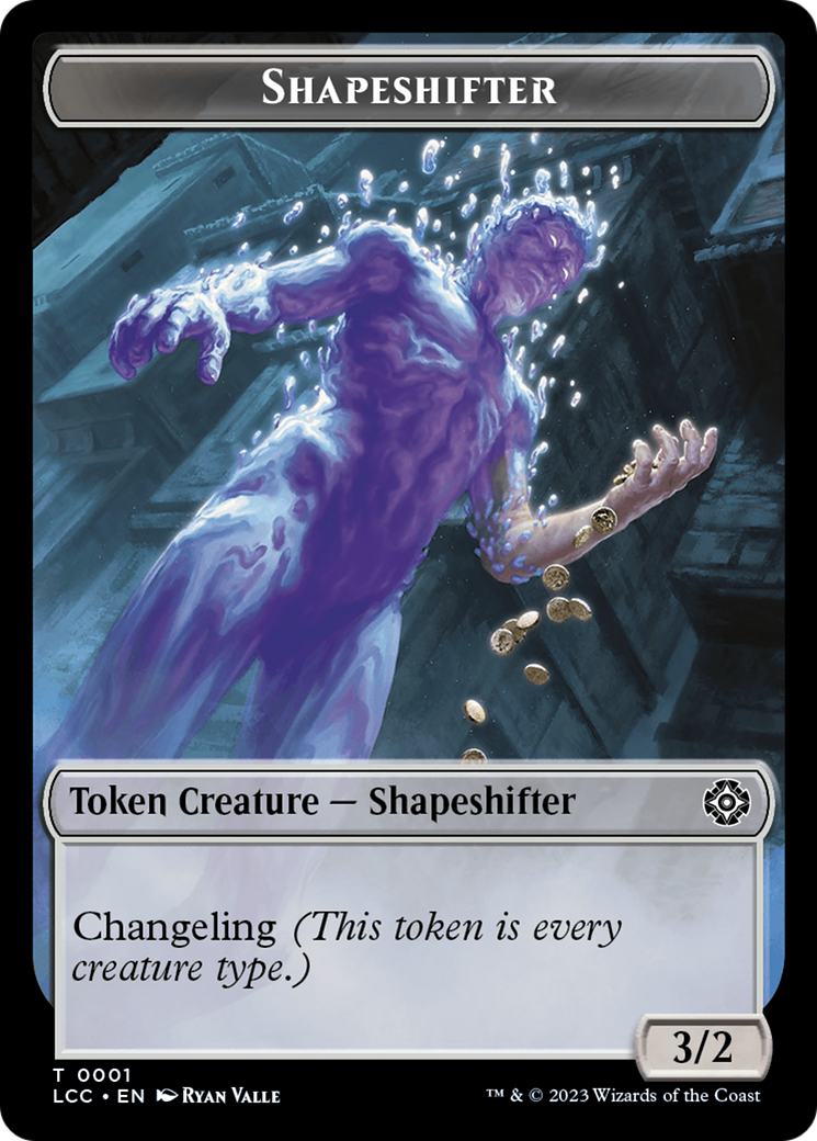 Image of Shapeshifter (TLCC-001) - The Lost Caverns of Ixalan Commander Tokens Foil
