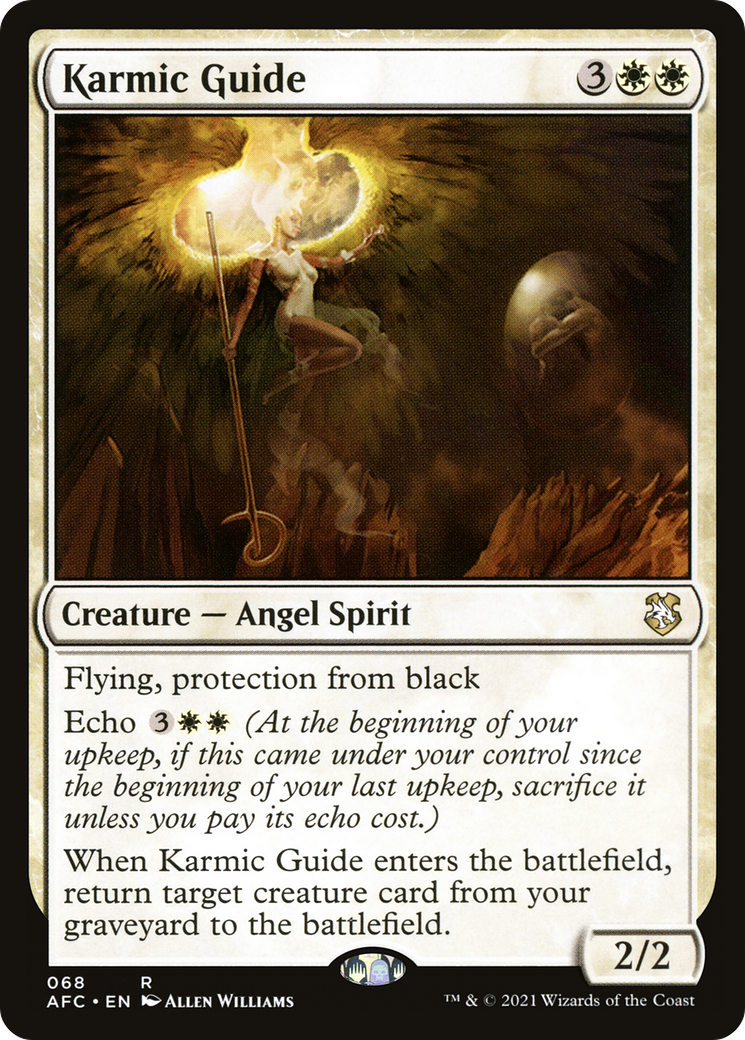 Image of Karmic Guide (AFC-068) - Forgotten Realms Commander