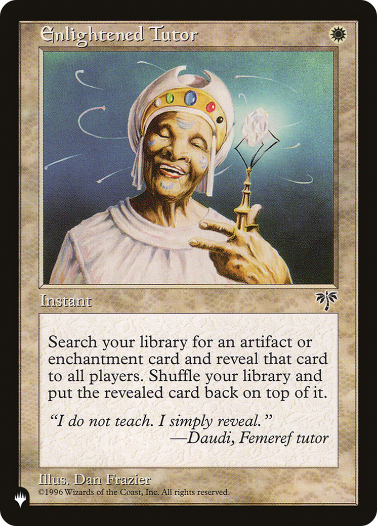 Image of Enlightened Tutor (LIST-) - The List