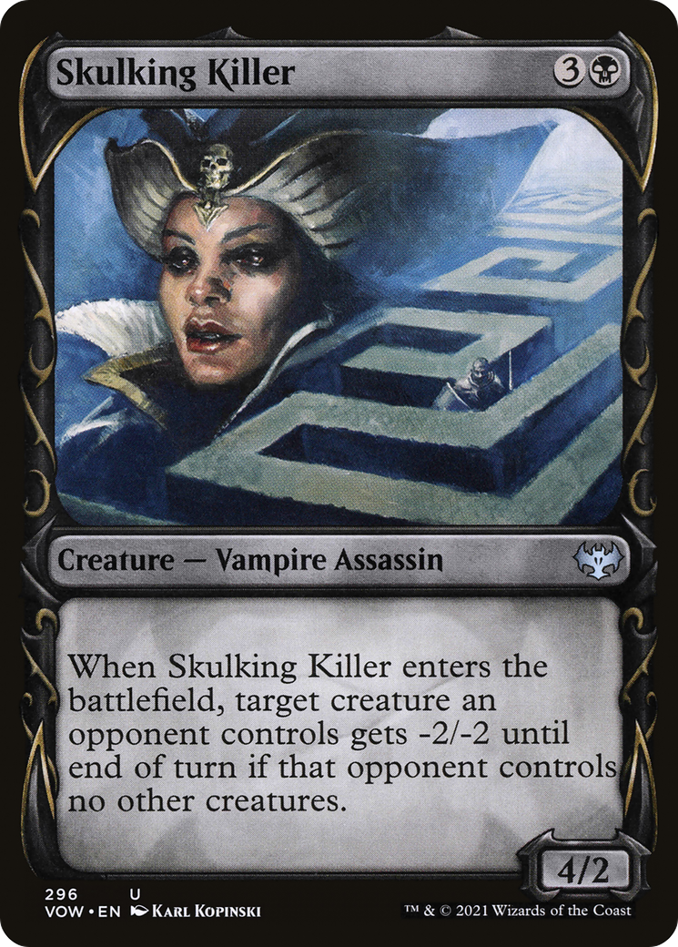 Image of Skulking Killer (Showcase) (VOW-296) - Innistrad: Crimson Vow: (Showcase)