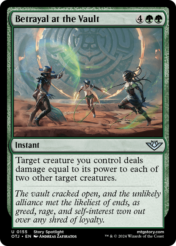 Image of Betrayal at the Vault (OTJ-155) - Outlaws of Thunder Junction