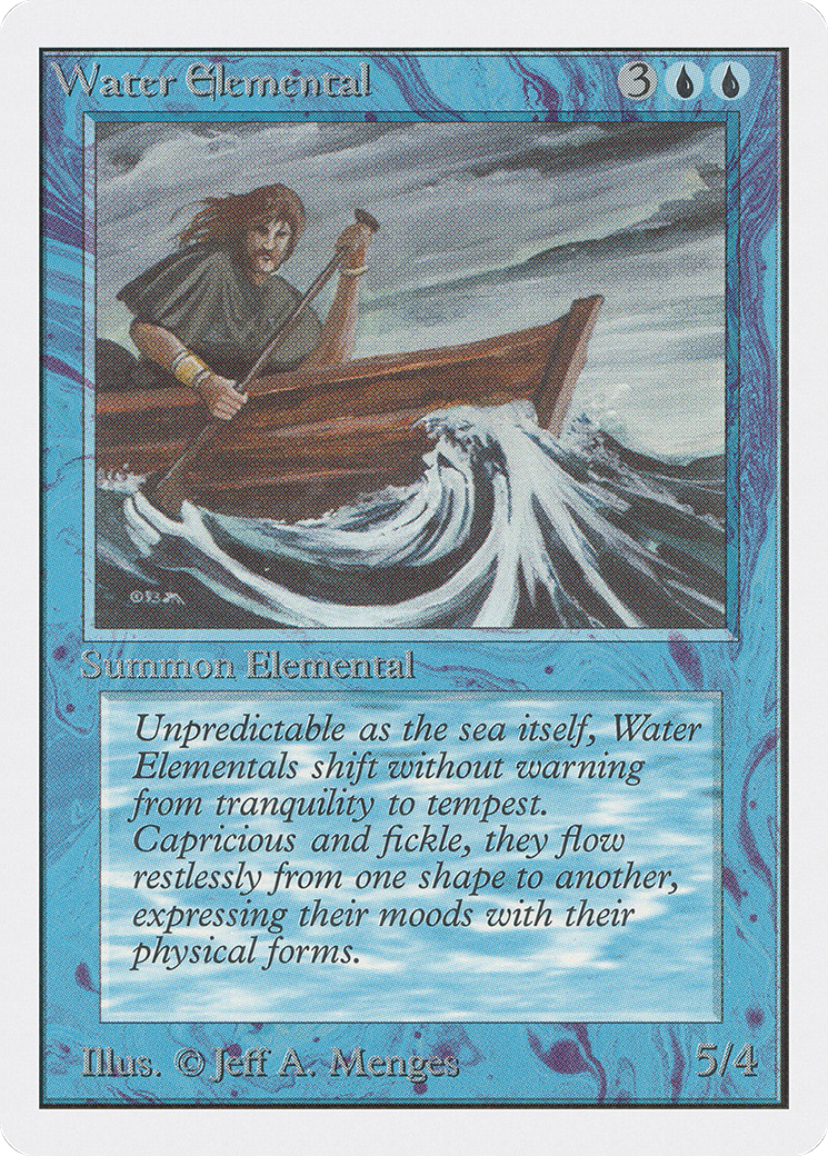 Image of Water Elemental (2ED-) - Unlimited Edition