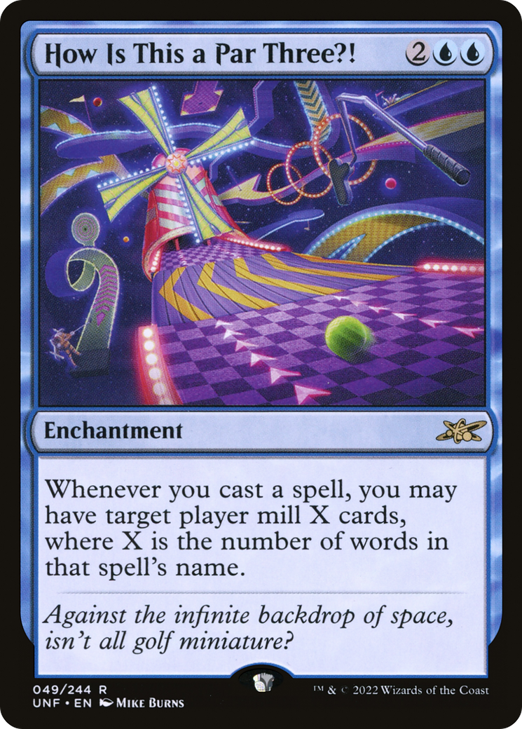Image of How Is This a Par Three?! (UNF-049) - Unfinity