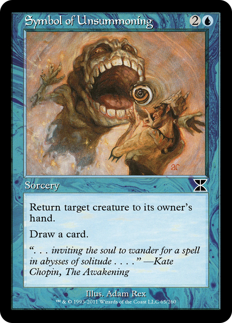 Image of Symbol of Unsummoning (ME4-065) - Masters Edition IV Foil