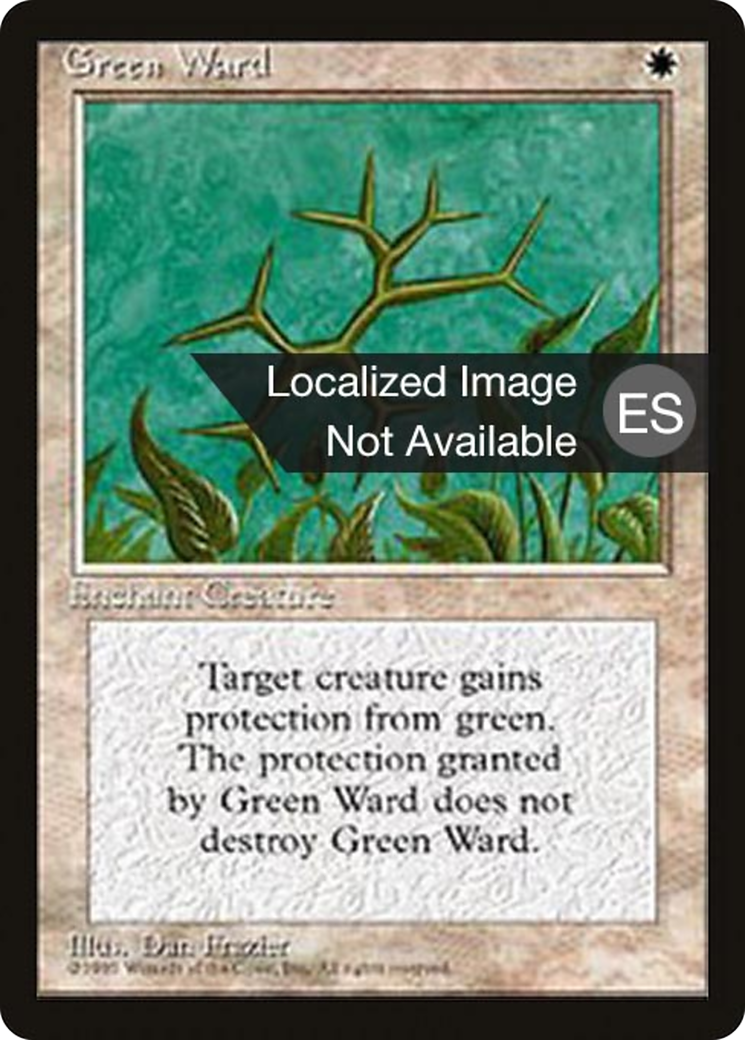 Image of Green Ward (4BB-) - Fourth Edition Foreign Black Border