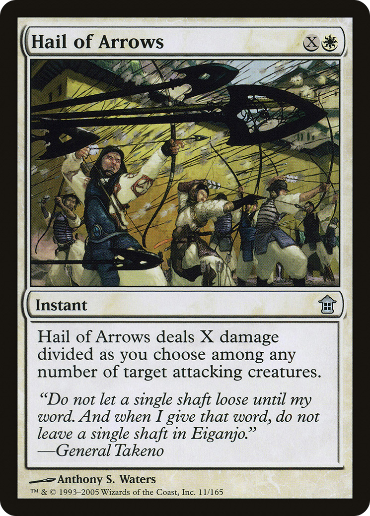 Image of Hail of Arrows (SOK-011) - Saviors of Kamigawa