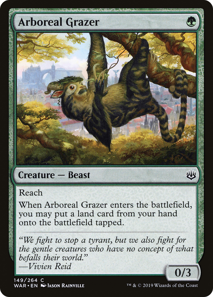 Image of Arboreal Grazer (WAR-149) - War of the Spark Foil