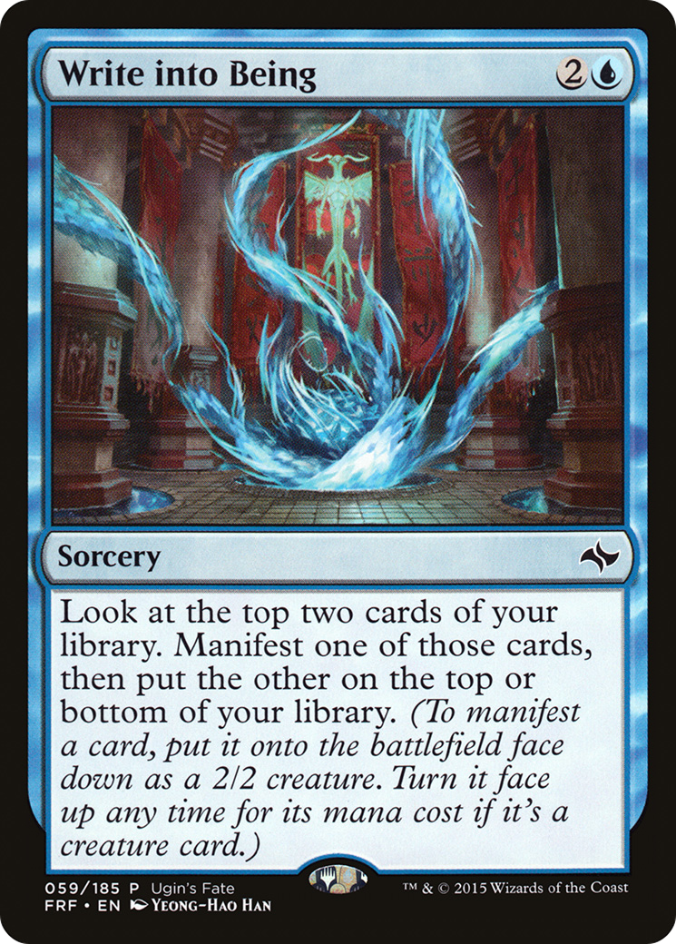 Image of Write into Being (FRF_UGIN-059) - Ugin's Fate