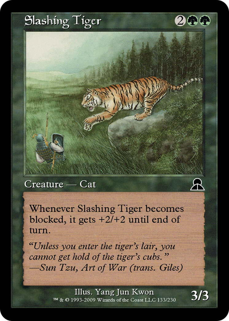 Image of Slashing Tiger (ME3-133) - Masters Edition III