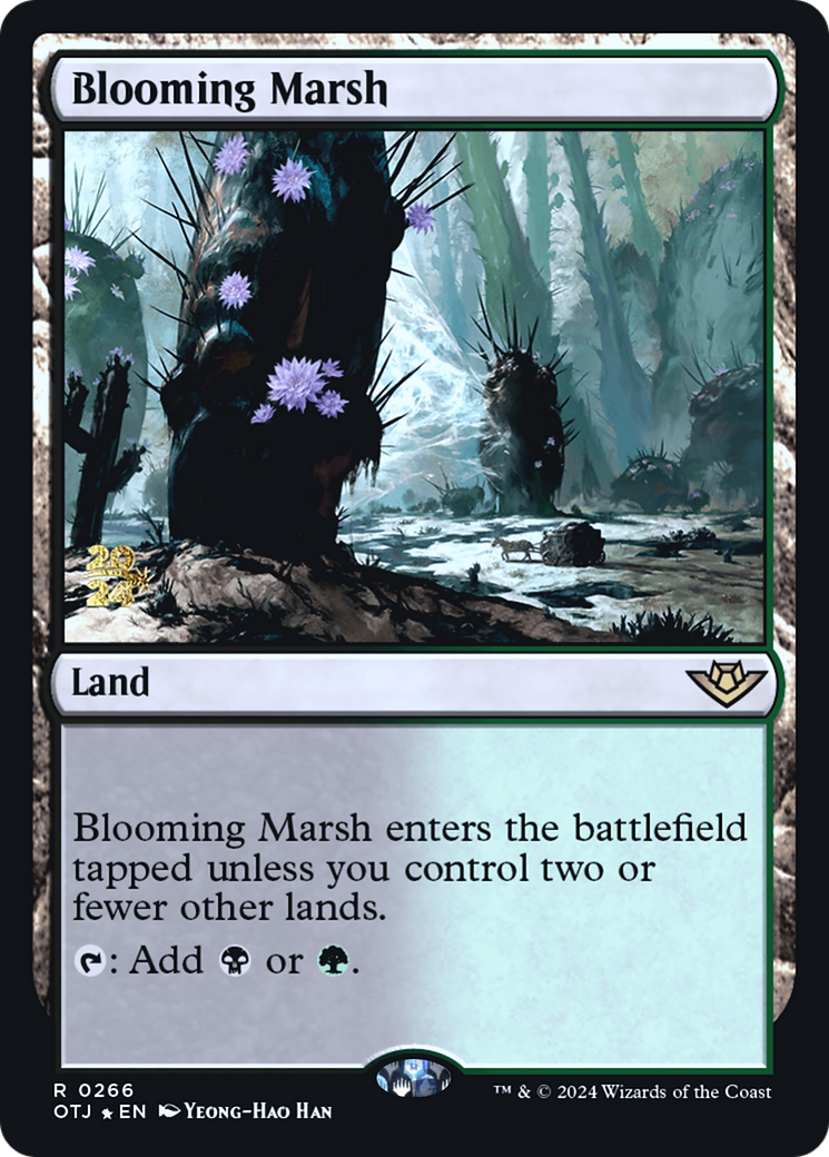Image of Blooming Marsh (OTJ) (PRE-266) - Outlaws of Thunder Junction Promos Foil