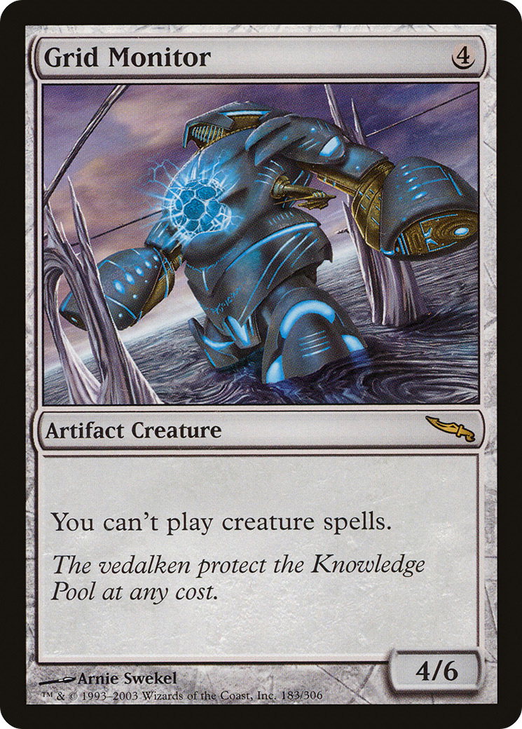 Image of Grid Monitor (MRD-183) - Mirrodin