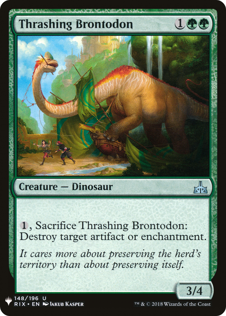 Image of Thrashing Brontodon (LIST-RIX-148) - The List