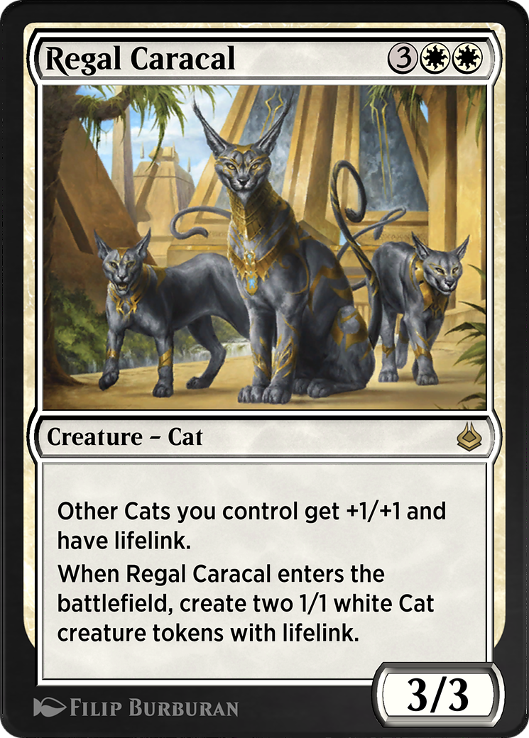 Image of Regal Caracal (AKR-339) - Amonkhet Remastered