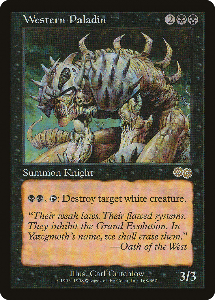 Image of Western Paladin (USG-168) - Urza's Saga
