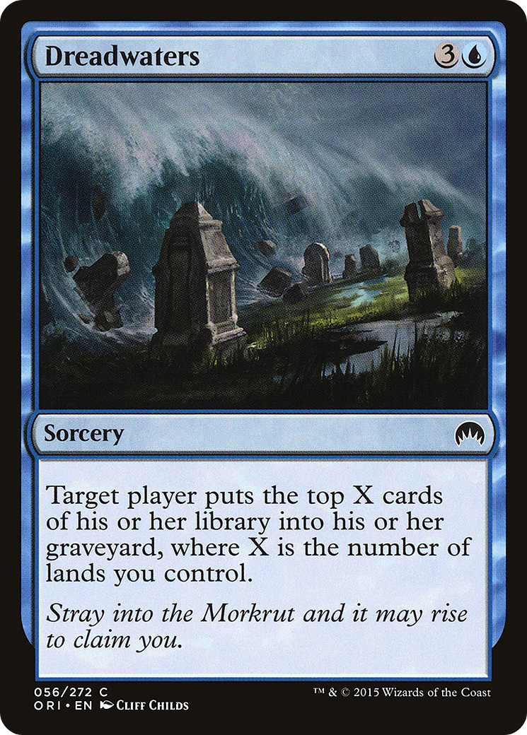 Image of Dreadwaters (ORI-056) - Magic Origins Foil