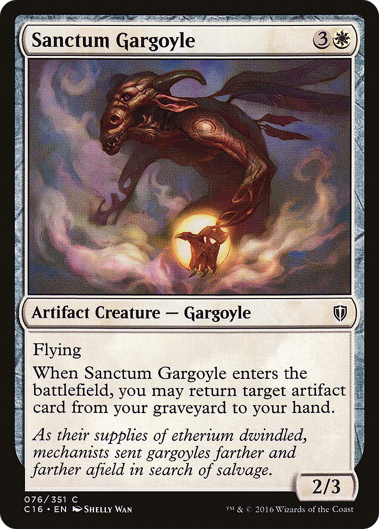 Image of Sanctum Gargoyle (C16-076) - Commander 2016