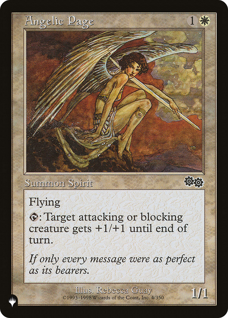Image of Angelic Page (LIST-USG-4) - The List