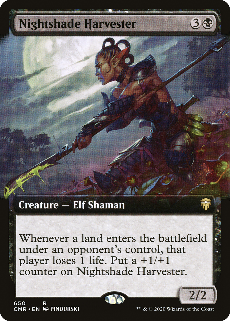 Image of Nightshade Harvester (Extended Art) (CMR-650) - Commander Legends: (Extended Art)