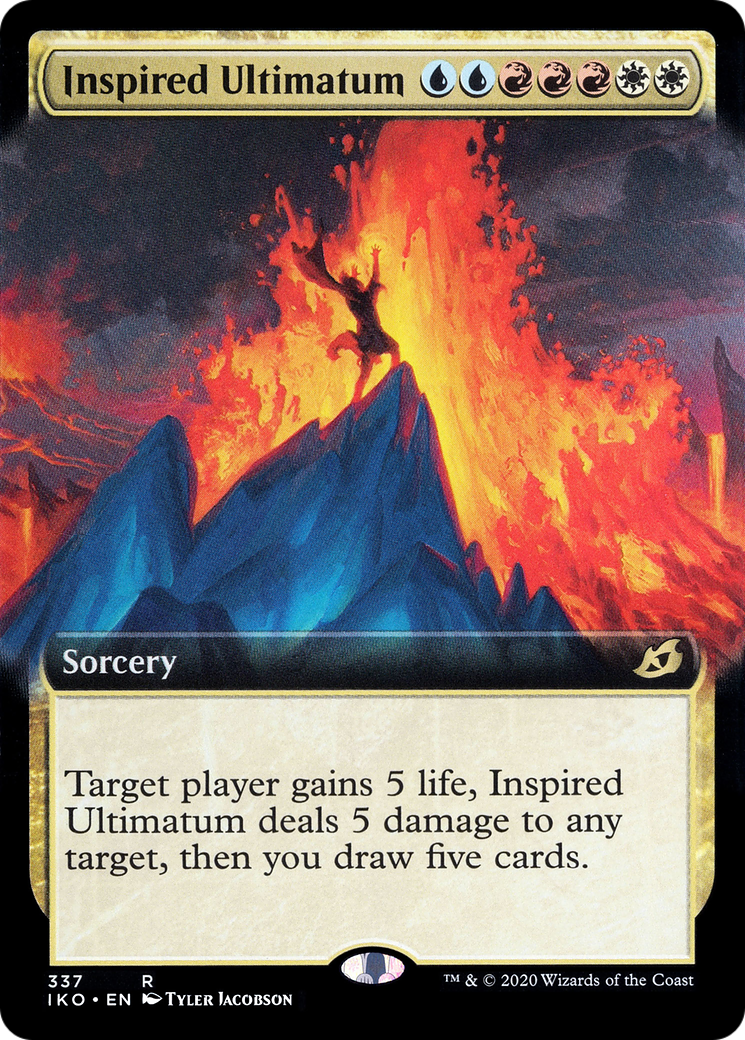 Image of Inspired Ultimatum (Extended Art) (IKO-337) - Ikoria: Lair of Behemoths: (Extended Art)