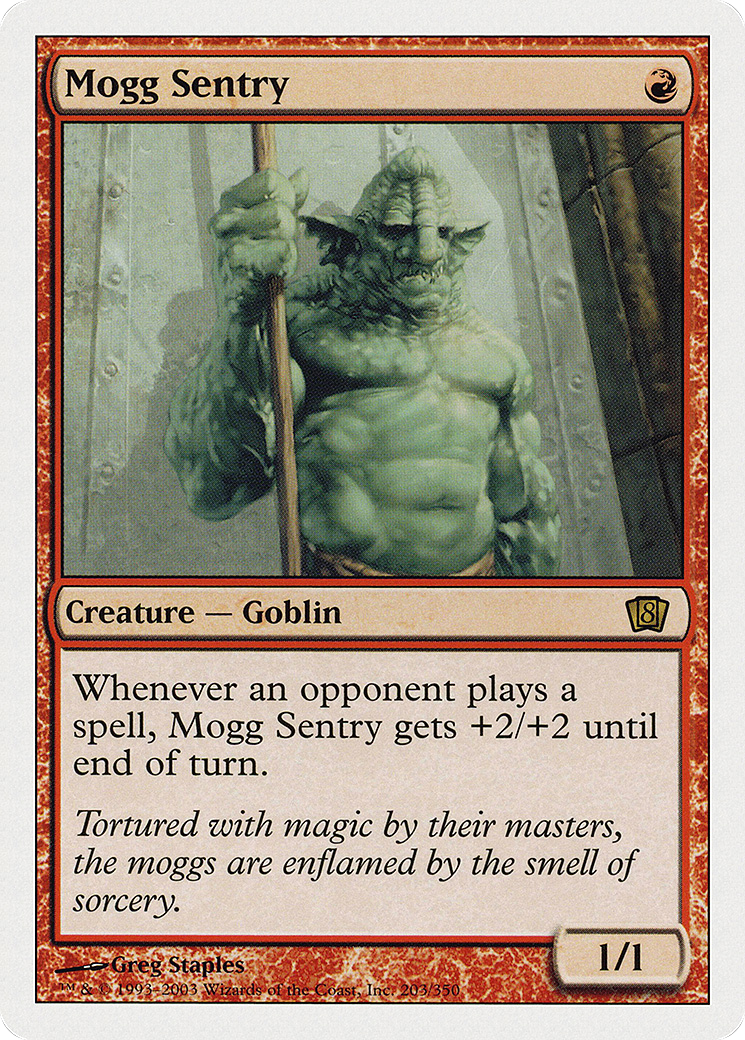 Image of Mogg Sentry (8ED-203★) - 8th Edition Foil