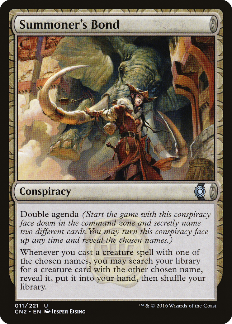 Image of Summoner's Bond (CN2-011) - Conspiracy: Take the Crown: (draft)