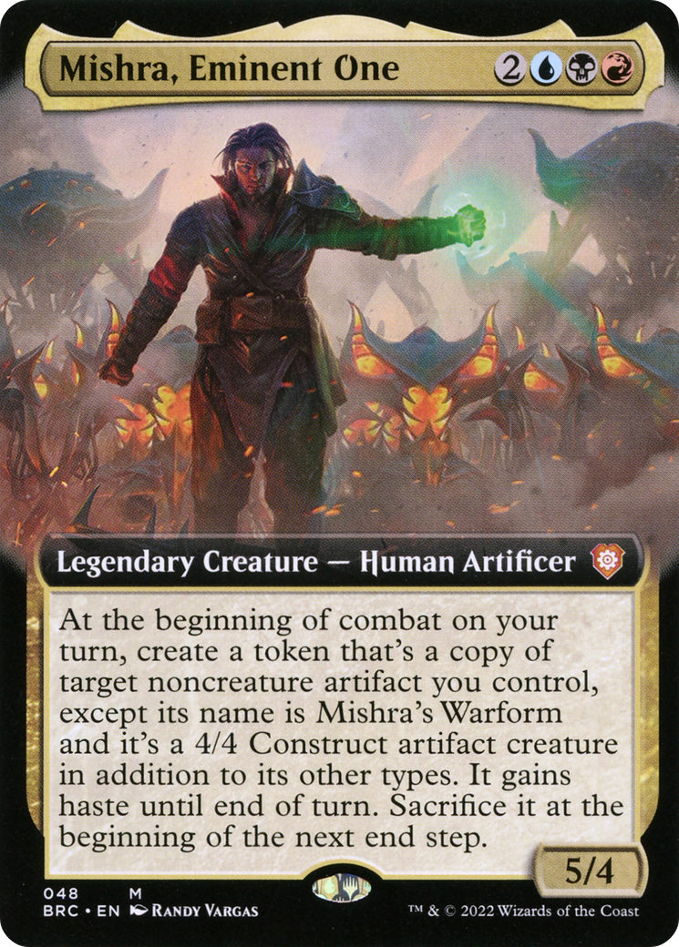Image of Mishra, Eminent One (Extended Art) (BRC-048) - The Brothers' War Commander: (Extended Art)