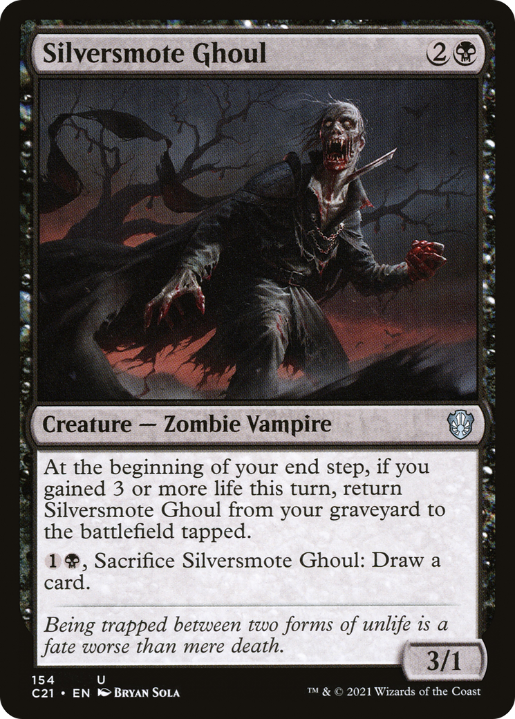 Image of Silversmote Ghoul (C21-154) - Commander 2021