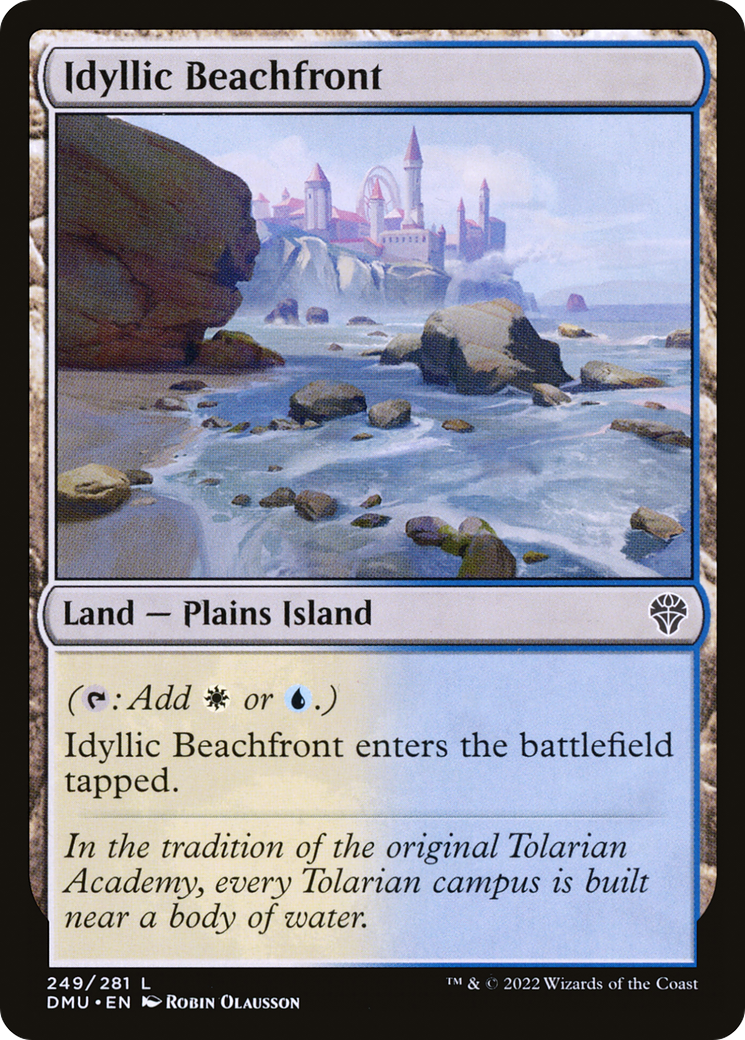Image of Idyllic Beachfront (DMU-249) - Dominaria United Foil
