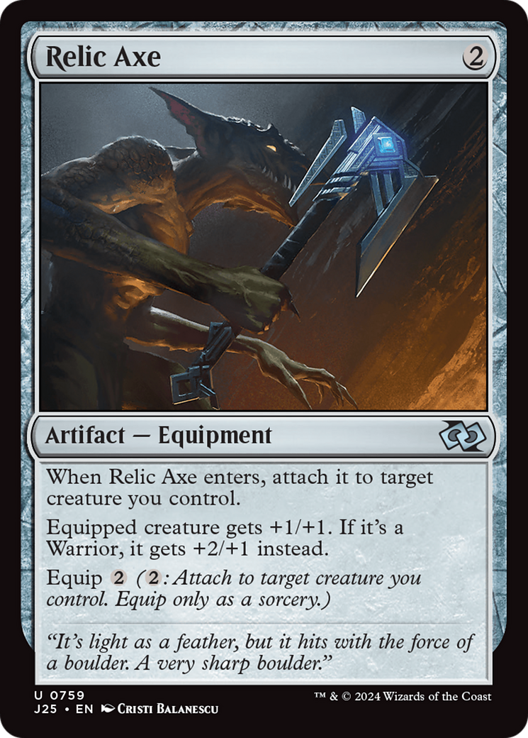 Image of Relic Axe (J25-759) - Foundations Jumpstart