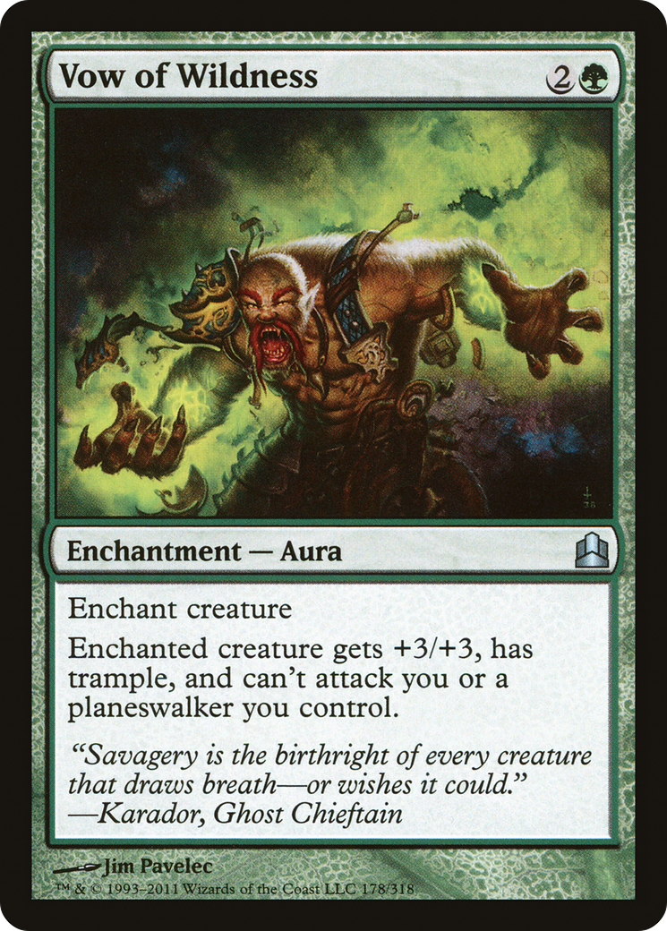 Image of Vow of Wildness (CMD-178) - Commander 2011