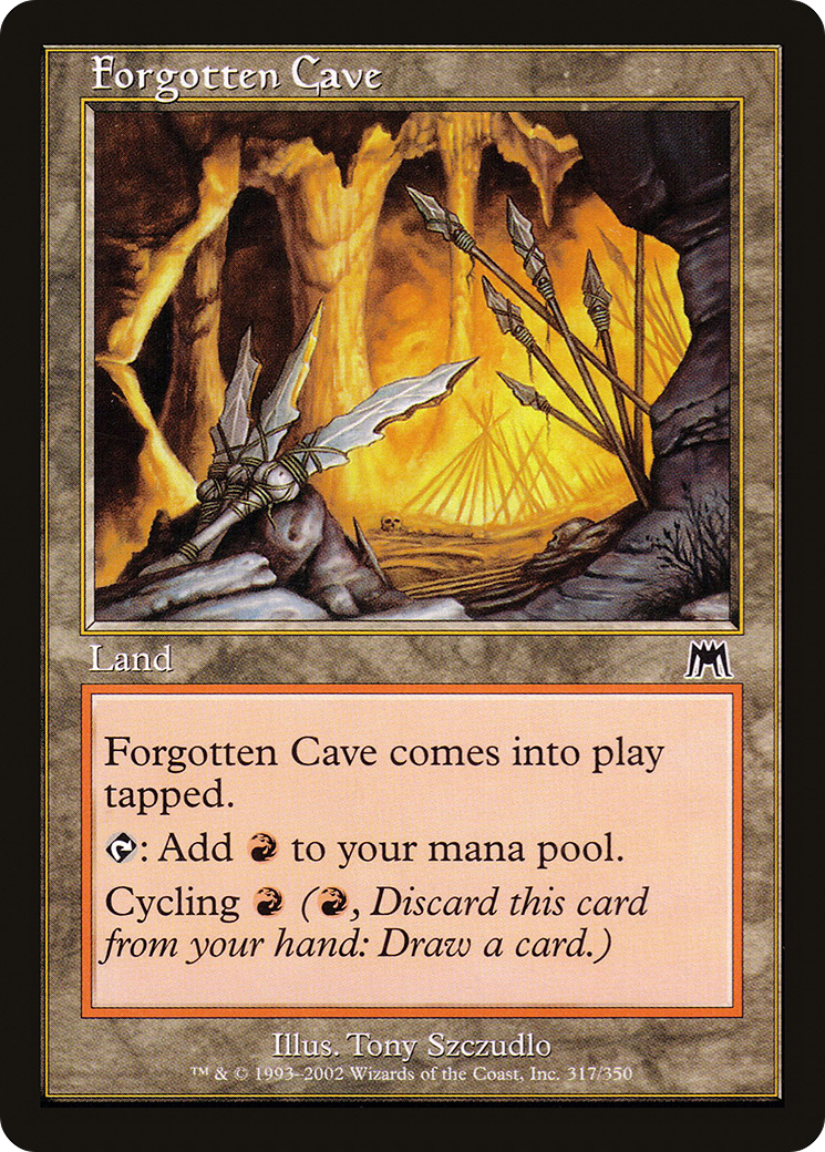 Image of Forgotten Cave (ONS-317) - Onslaught Foil