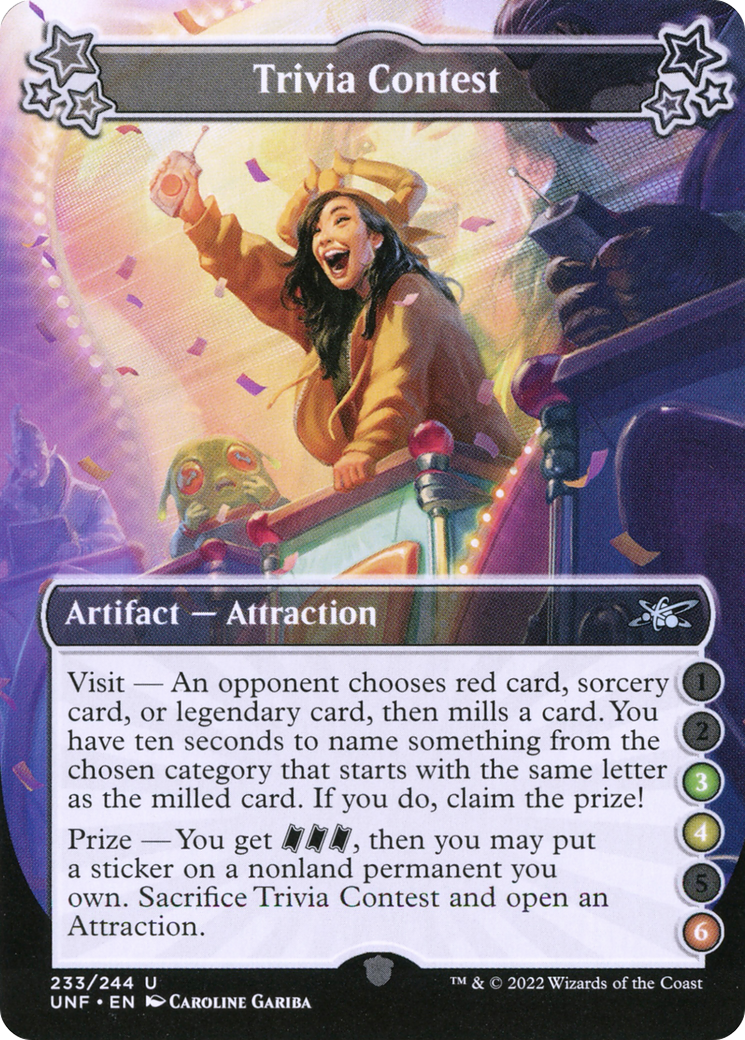 Image of Trivia Contest (3-4-6) (UNF-233) - Unfinity Foil