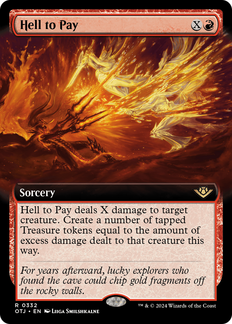 Image of Hell to Pay (Extended Art) (OTJ-332) - Outlaws of Thunder Junction: (Extended Art)