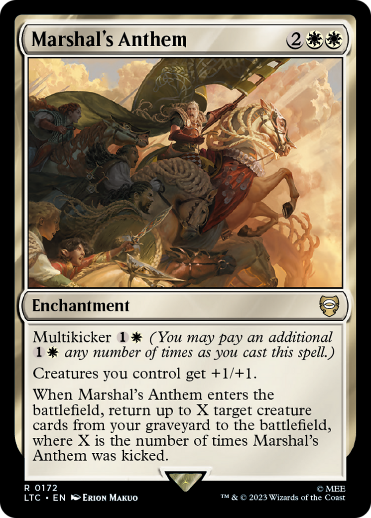 Image of Marshal's Anthem (LTC-172) - Tales of Middle-earth Commander