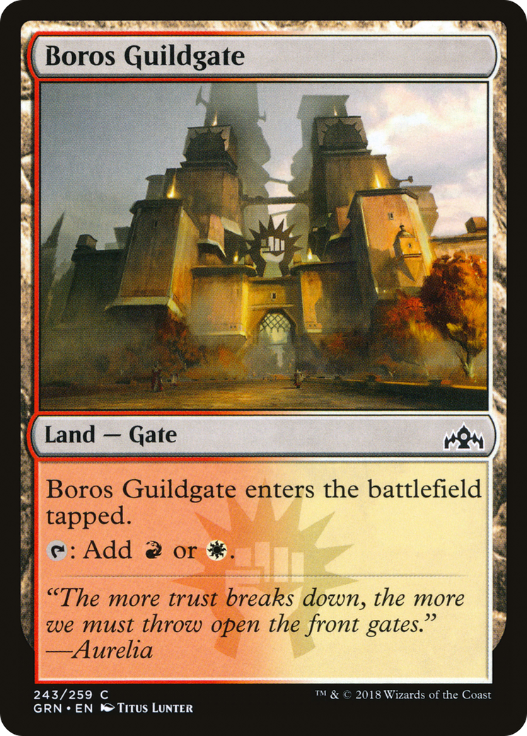 Image of Boros Guildgate (243) (GRN-243) - Guilds of Ravnica