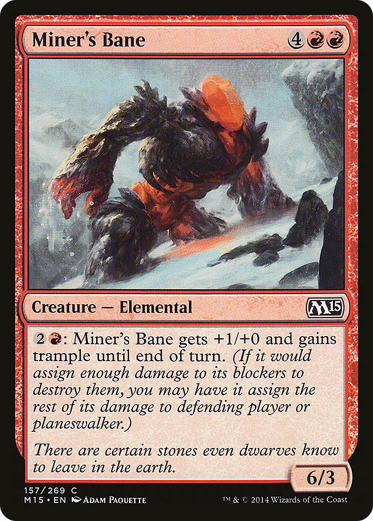 Image of Miner's Bane (M15-157) - Magic 2015